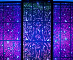 Stained Paper Panels