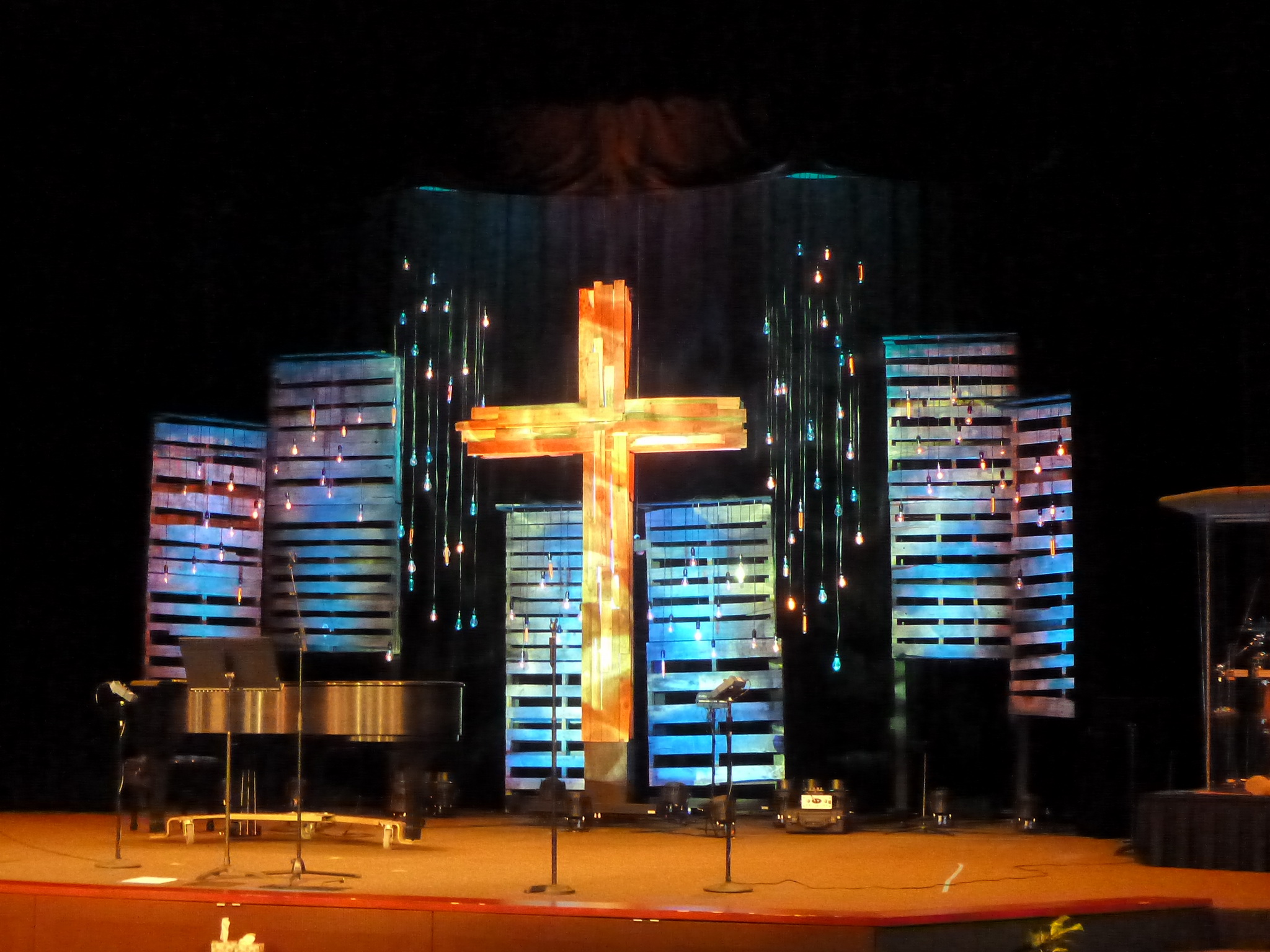 Rugged Cross | Church Stage Design Ideas